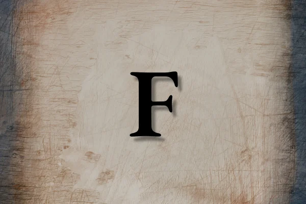 Letra F