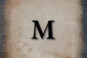 Letra M