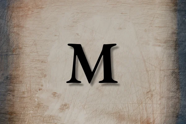 Letra M