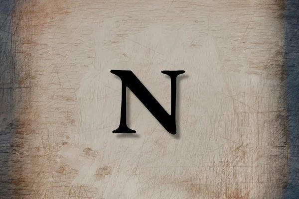 Letra N