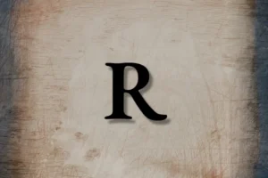 Letra R