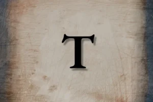 Letra T