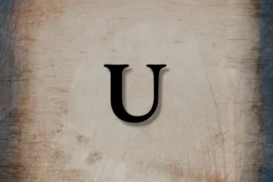 Letra U