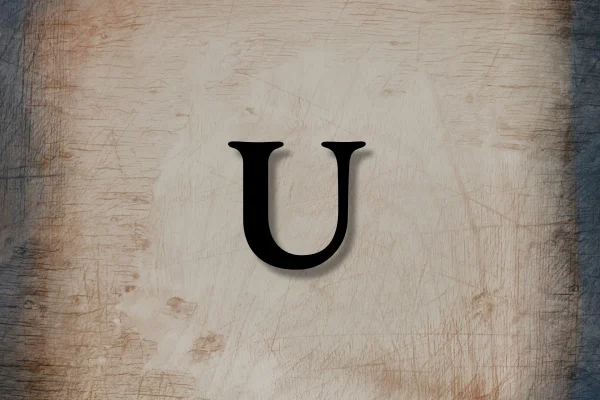 Letra U