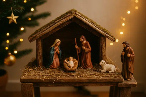 Como montar um presépio em casa