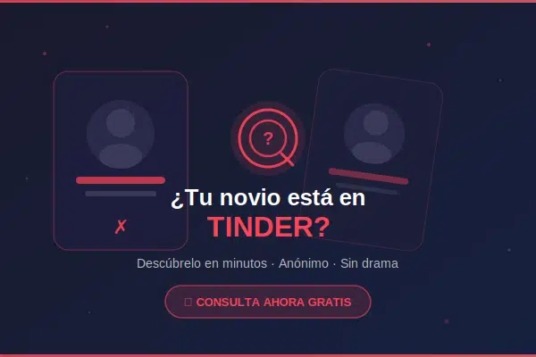 La app gratuita que te dice si tu pareja está en Tinder ahora mismo