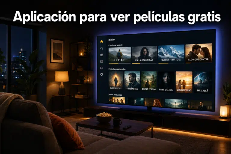 Aplicación para ver películas gratis en 2026