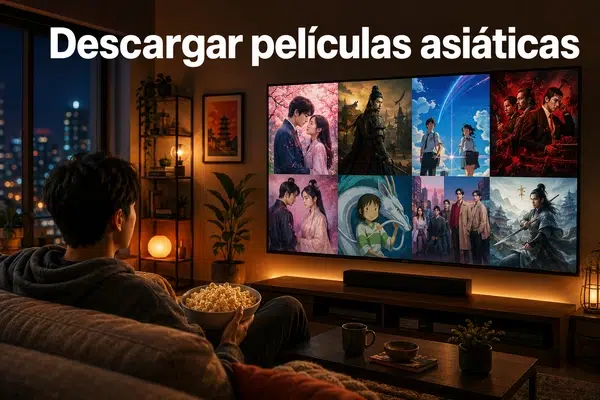 Cómo descargar películas asiáticas gratis en 2026